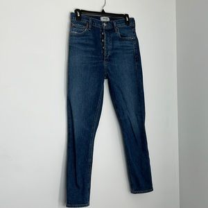 Agolde nico button up high rise jeans